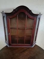 Vintage vitrinekastje/wandkast/biedermeier/biedermeijerkast, Ophalen, 50 tot 100 cm, Zo goed als nieuw, Minder dan 100 cm