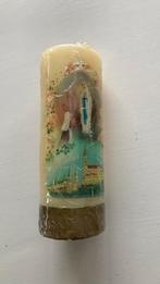 Kaars Lourdes uit jr 70, nieuw, Overige materialen, Nieuw, Ophalen of Verzenden, Crème