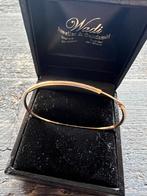 14 KARAAT 585 GOUD GEEL GOUDEN CREOLEN 1OORBEL, Ophalen of Verzenden, Zo goed als nieuw, Geel, Goud