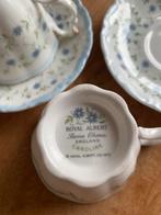 2 kop en schotels Royal Albert Caroline, Antiek en Kunst, Antiek | Servies los, Ophalen of Verzenden
