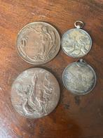 Medailles pluimvee 1905, 1906, 1907, Ophalen of Verzenden, Brons, Nederland