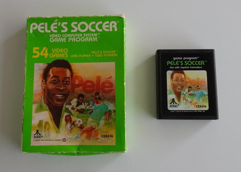 Pele's Soccer voor Atari 2600, Spelcomputers en Games, Games | Atari, Zo goed als nieuw, Atari 2600, Sport, 1 speler, Vanaf 3 jaar