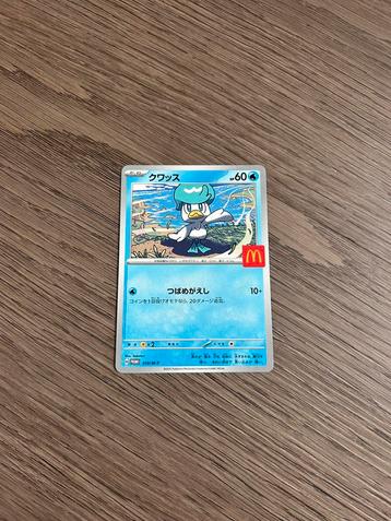 Pokemon - McDonalds Promo Quaxly 2025 - Japans 019/M-P beschikbaar voor biedingen