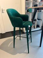 Polspotten Barstool barkruk hoge kruk Groen, Huis en Inrichting, Ophalen, Met voetsteun, Geen, Polspotten