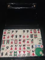 Mahjong Set in Zwarte Hardcase, Gebruikt, Zwart, Ophalen of Verzenden, Met slot
