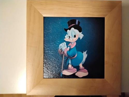 Dagbert duck schilderij lijstje, Verzamelen, Disney, Zo goed als nieuw, Ophalen