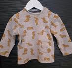 Grijze trui met hondjes maat 86/92, Handgemaakt, Ophalen of Verzenden, Zo goed als nieuw, Truitje of Vestje