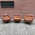 Set van drie vintage draai fauteuils van Eugene Schmidt, Ophalen