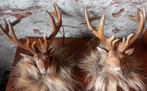 Prachtige herten met vacht (rendieren) kerst accessoires, Ophalen of Verzenden, Nieuw
