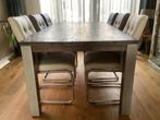 Eethoek, Huis en Inrichting, Tafels | Eettafels, Ophalen, Gebruikt, 100 tot 150 cm, Vijf personen of meer