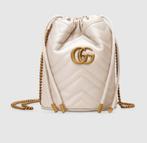 Gucci bucket bag, Ophalen of Verzenden, Zo goed als nieuw, Beige, Handtas