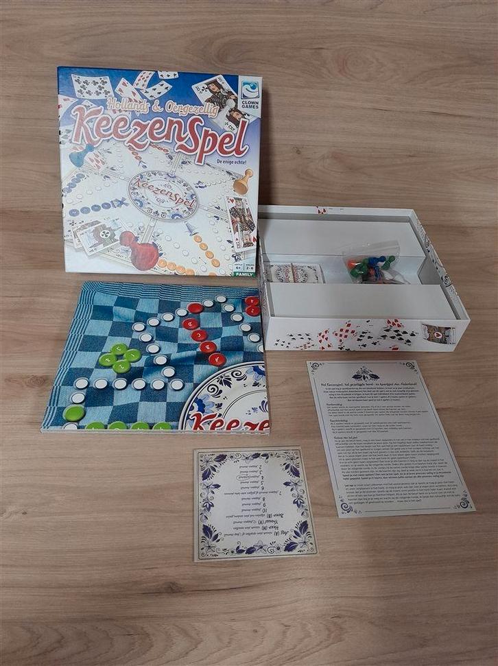Keezenspel - s3003, Hobby en Vrije tijd, Gezelschapsspellen | Bordspellen, Zo goed als nieuw, Ophalen of Verzenden
