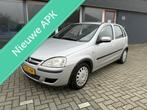 ✅ Opel Corsa 1.2 16V 5D 2003 Grijs Trekhaak, Auto's, Voorwielaandrijving, Origineel Nederlands, Bedrijf, Handgeschakeld