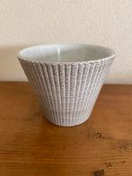 Vintage Adco bloempot, Gebruikt, Rond, Ophalen of Verzenden, Minder dan 25 cm