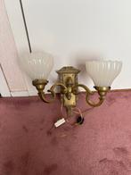 Mooie koperen wandlamp, Ophalen, Zo goed als nieuw