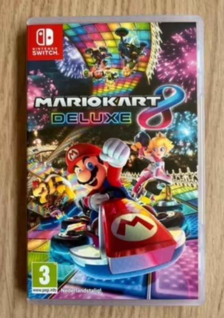 Mario Kart 8 Deluxe (Switch), Spelcomputers en Games, Games | Nintendo Switch, Zo goed als nieuw, 1 speler, Vanaf 3 jaar, Ophalen of Verzenden
