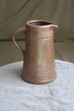 Antieke mooie oud Kruik 19 cm hoog kleur bonker bruin zuurd, Antiek en Kunst, Antiek | Keramiek en Aardewerk, Ophalen of Verzenden