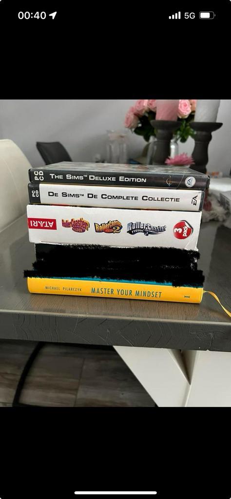PC Games - The Sims & Rollercoaster Tycoon, Spelcomputers en Games, Games | Pc, Gebruikt, Racen en Vliegen, 1 speler, Vanaf 12 jaar