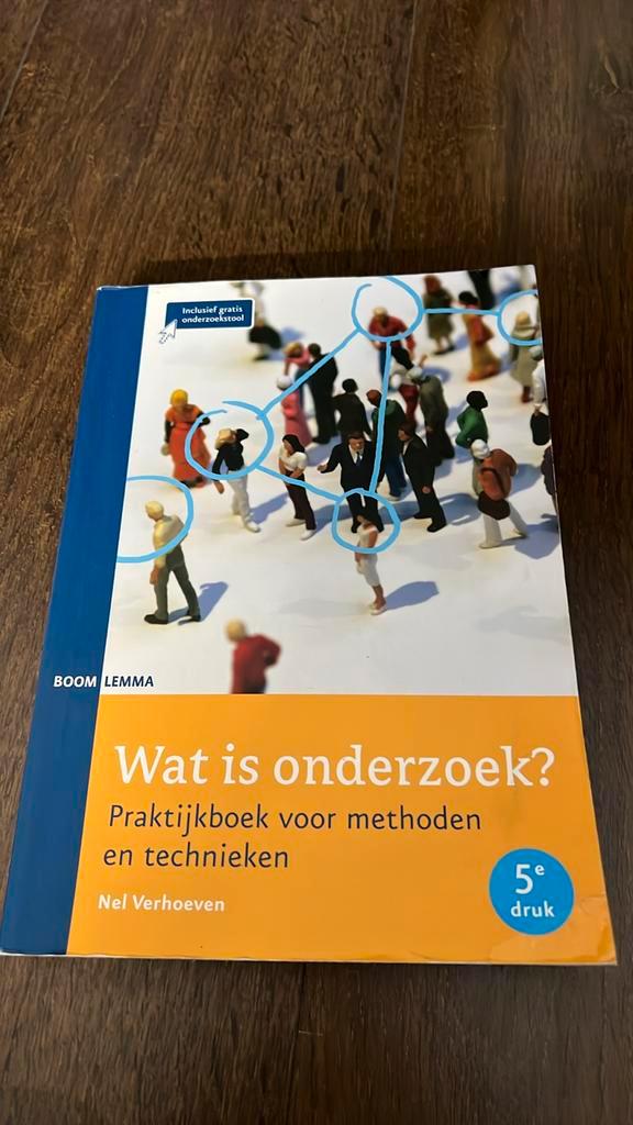 Nel Verhoeven - Wat is onderzoek?, Boeken, Wetenschap, Zo goed als nieuw, Sociale wetenschap, Ophalen of Verzenden