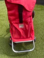 Inklapbare boodschappen trolley Up and Go rood 20kg koelvak, Ophalen of Verzenden, Zo goed als nieuw, Rood, 30 cm of meer