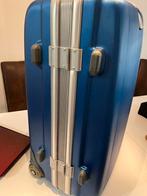 Blauwe Reiskoffer - Stevig en Betrouwbaar, 60 tot 70 cm, Hard kunststof, 45 tot 55 cm, Slot