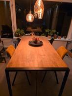 Eettafel Britt 200cm, Huis en Inrichting, Tafels | Eettafels, 200 cm of meer, Zo goed als nieuw, Rechthoekig, 50 tot 100 cm