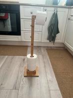 Toilet Papier Houder Bamboe, Ophalen of Verzenden, Zo goed als nieuw