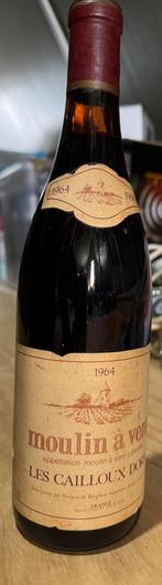 Moulin a vent 1964 les cailloux, Verzamelen, Wijnen, Ophalen, Frankrijk, Zo goed als nieuw, Rode wijn