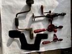 Antiek handboormachines, Doe-het-zelf en Verbouw, Gereedschap | Boormachines, Ophalen of Verzenden, Gebruikt, Kolomboormachine