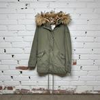 MyMo Jas Maat XS Khaki Faux Fur Kraag Panter Fleece, Mymo, Verzenden, M, Maat 34 (XS) of kleiner