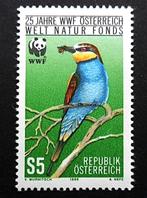 Oostenrijk - vogel - Europese Bijeneter - WWF 5S luxe postfr, Ophalen of Verzenden, Postfris, Dier of Natuur