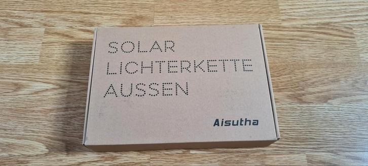 Aisutha Solar Lichterkette Aussen - Nieuw in doos!, Tuin en Terras, Fakkels, Nieuw, Ophalen of Verzenden