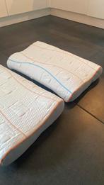 Twee Mline wave pillow kussens, Ophalen of Verzenden, Zo goed als nieuw, Wit, Kussen