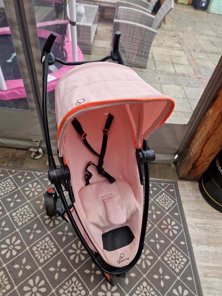 Quinny zapp 2 xtra roze, Kinderen en Baby's, Buggy's, Gebruikt, Quinny, Regenhoes, Ophalen