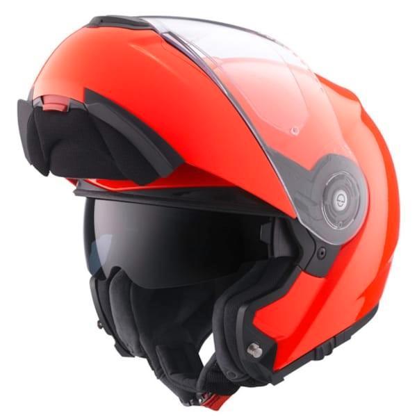 Mooie nette Schuberth Systeemhelm Rood Mt 62/63 XL/XXL, Motoren, Kleding | Motorhelmen, Dames, Heren, Systeemhelm, XXL, Overige merken