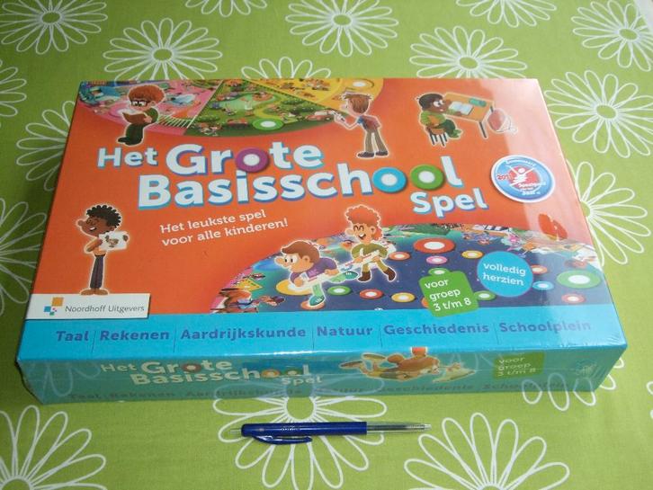 Nieuw in seal: Het grote basisschoolspel - volledig herzien, Hobby en Vrije tijd, Gezelschapsspellen | Bordspellen, Zo goed als nieuw