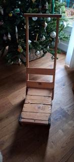 Antieke slee, Ophalen, Gebruikt