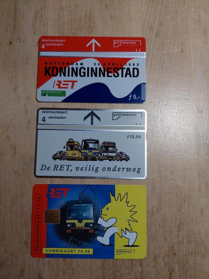 Collectie RET Telefoonkaarten, Hobby en Vrije tijd, Modelauto's | 1:87, Bus of Vrachtwagen, Ophalen of Verzenden