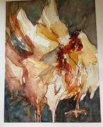 R. de Werd  Aquarel van haan, Ophalen of Verzenden