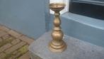 Koperen kandelaar tafelkandelaar kerkkandelaar 24 cm. hoog, Antiek en Kunst, Ophalen of Verzenden, Koper of Brons