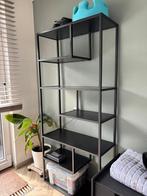 Vakkenkast zwart (Woood Teun), Huis en Inrichting, Kasten | Boekenkasten, Ophalen, Met plank(en), Gebruikt, 50 tot 100 cm