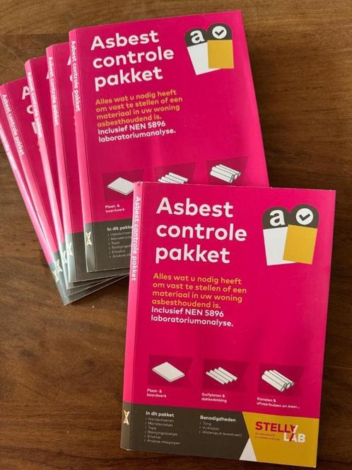6 asbest controle pakketten, Doe-het-zelf en Verbouw, Overige Doe-het-zelf en Verbouw, Nieuw, Ophalen of Verzenden