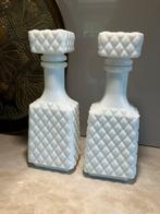 Vintage Hobnail melkglazen karaffen, Ophalen of Verzenden