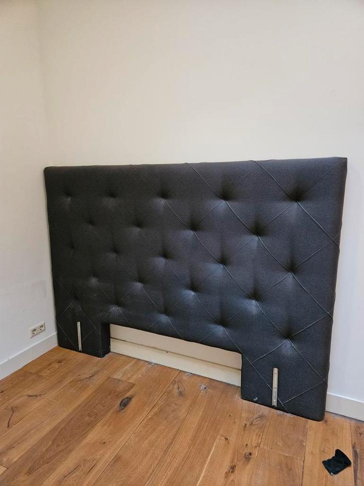 Groot hoofdbord 210x152 cm, Huis en Inrichting, Slaapkamer | Bedden, Zo goed als nieuw, Tweepersoons, Overige maten, 210 cm, Stof