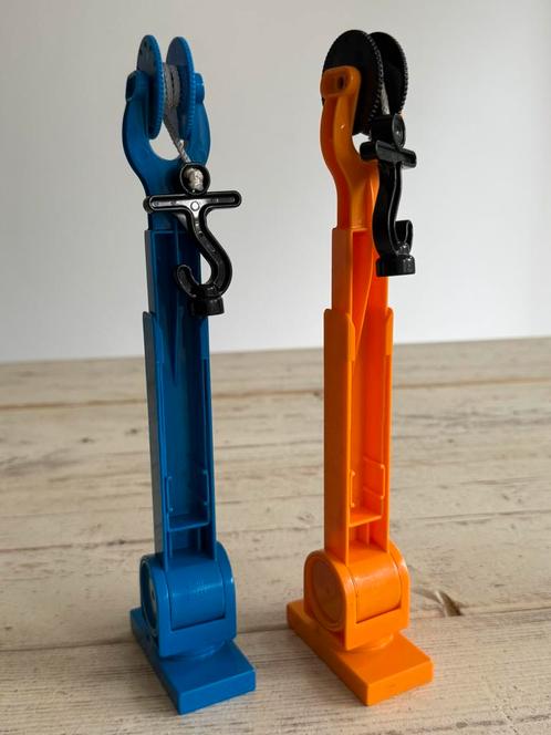 blauwe en gele uitschuif takel/katrol/takelkraan LEGO Duplo, Kinderen en Baby's, Speelgoed | Duplo en Lego, Gebruikt, Duplo, Losse stenen