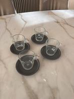 Nespresso Kopjes met Schotel - Set van 4, Huis en Inrichting, Keuken | Servies, Ophalen, Effen, Kop(pen) en/of Schotel(s), Glas