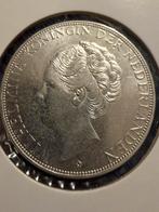 Topkwaliteit grof haar 1938, Verzenden, Zilver, Koningin Wilhelmina, Losse munt