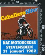 Sticker: Nationale Motorcross 1982 - Stevensbeek, Ophalen of Verzenden, Zo goed als nieuw, Auto of Motor