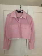 Zara Roze Crop Blouse Maat S/M, Zara, Ophalen of Verzenden, Zo goed als nieuw, Roze