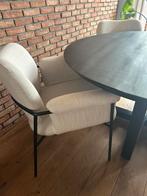 Mooie luxe eetkamerstoelen, eettafelstoelen, eetfauteuils, Huis en Inrichting, Stoelen, Ophalen, Zo goed als nieuw, Stof